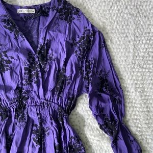 Zara purple dress